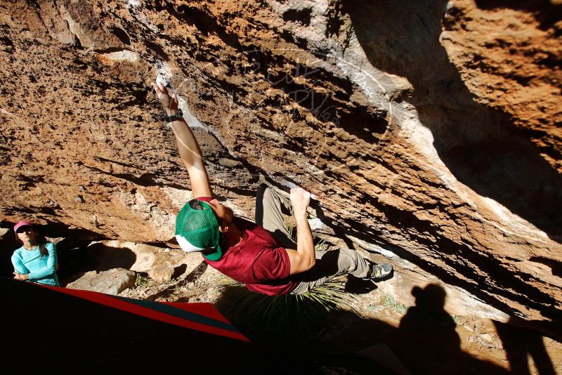 Bouldering in Hueco Tanks on 12/26/2019 with Blue Lizard Climbing and Yoga

Filename: SRM_20191226_1509420.jpg
Aperture: f/5.6
Shutter Speed: 1/400
Body: Canon EOS-1D Mark II
Lens: Canon EF 16-35mm f/2.8 L