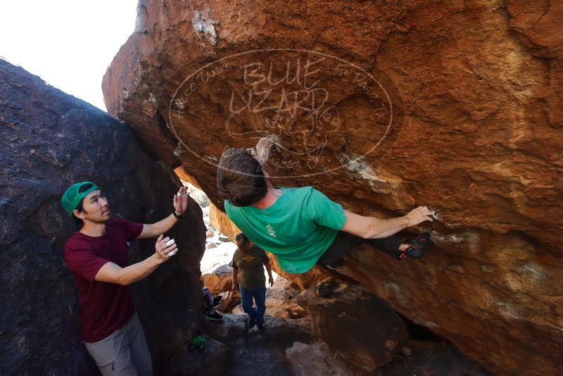 Bouldering in Hueco Tanks on 12/26/2019 with Blue Lizard Climbing and Yoga
Filename: SRM_20191226_1551050.jpg
Aperture: f/5.6
Shutter Speed: 1/250
Body: Canon EOS-1D Mark II
Lens: Canon EF 16-35mm f/2.8 L