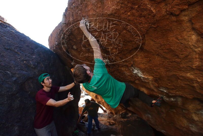 Bouldering in Hueco Tanks on 12/26/2019 with Blue Lizard Climbing and Yoga

Filename: SRM_20191226_1551051.jpg
Aperture: f/6.3
Shutter Speed: 1/250
Body: Canon EOS-1D Mark II
Lens: Canon EF 16-35mm f/2.8 L