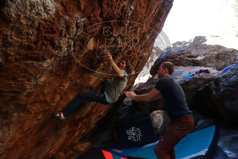 Bouldering in Hueco Tanks on 12/26/2019 with Blue Lizard Climbing and Yoga

Filename: SRM_20191226_1611250.jpg
Aperture: f/5.6
Shutter Speed: 1/250
Body: Canon EOS-1D Mark II
Lens: Canon EF 16-35mm f/2.8 L