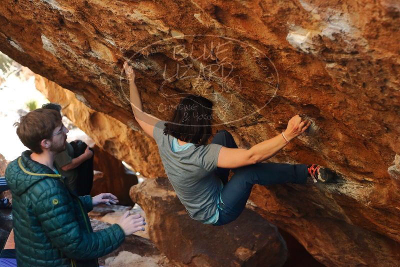 Bouldering in Hueco Tanks on 12/26/2019 with Blue Lizard Climbing and Yoga

Filename: SRM_20191226_1710030.jpg
Aperture: f/3.2
Shutter Speed: 1/320
Body: Canon EOS-1D Mark II
Lens: Canon EF 50mm f/1.8 II
