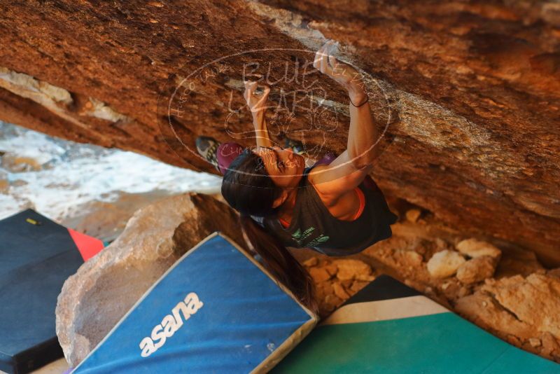 Bouldering in Hueco Tanks on 12/26/2019 with Blue Lizard Climbing and Yoga
Filename: SRM_20191226_1752040.jpg
Aperture: f/2.8
Shutter Speed: 1/250
Body: Canon EOS-1D Mark II
Lens: Canon EF 50mm f/1.8 II