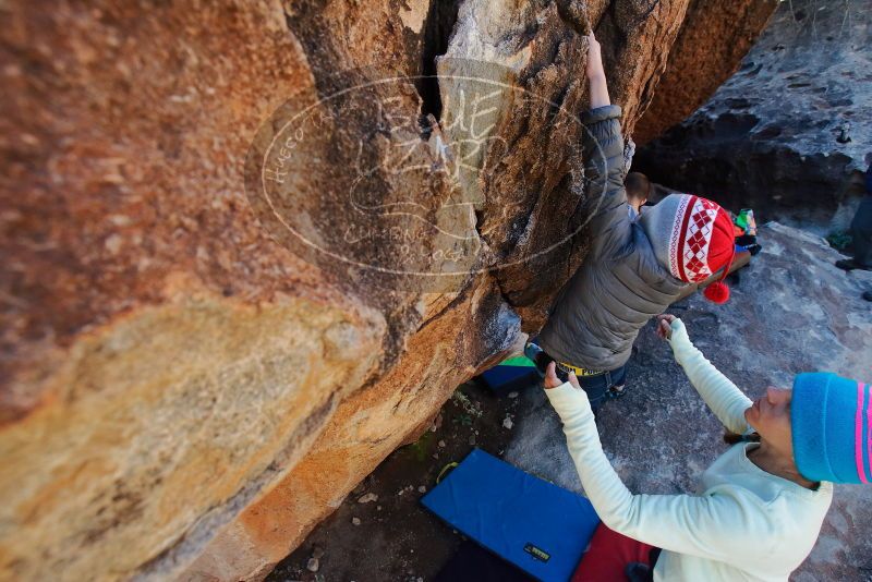 Bouldering in Hueco Tanks on 12/27/2019 with Blue Lizard Climbing and Yoga

Filename: SRM_20191227_1105451.jpg
Aperture: f/6.3
Shutter Speed: 1/250
Body: Canon EOS-1D Mark II
Lens: Canon EF 16-35mm f/2.8 L