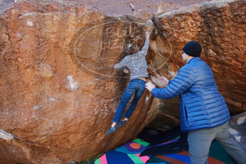 Bouldering in Hueco Tanks on 12/27/2019 with Blue Lizard Climbing and Yoga

Filename: SRM_20191227_1108592.jpg
Aperture: f/4.5
Shutter Speed: 1/250
Body: Canon EOS-1D Mark II
Lens: Canon EF 16-35mm f/2.8 L