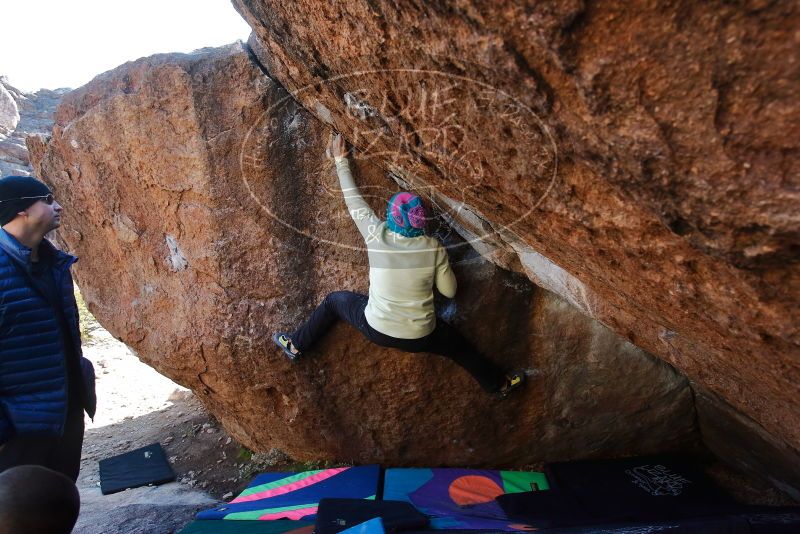 Bouldering in Hueco Tanks on 12/27/2019 with Blue Lizard Climbing and Yoga

Filename: SRM_20191227_1131160.jpg
Aperture: f/5.6
Shutter Speed: 1/250
Body: Canon EOS-1D Mark II
Lens: Canon EF 16-35mm f/2.8 L