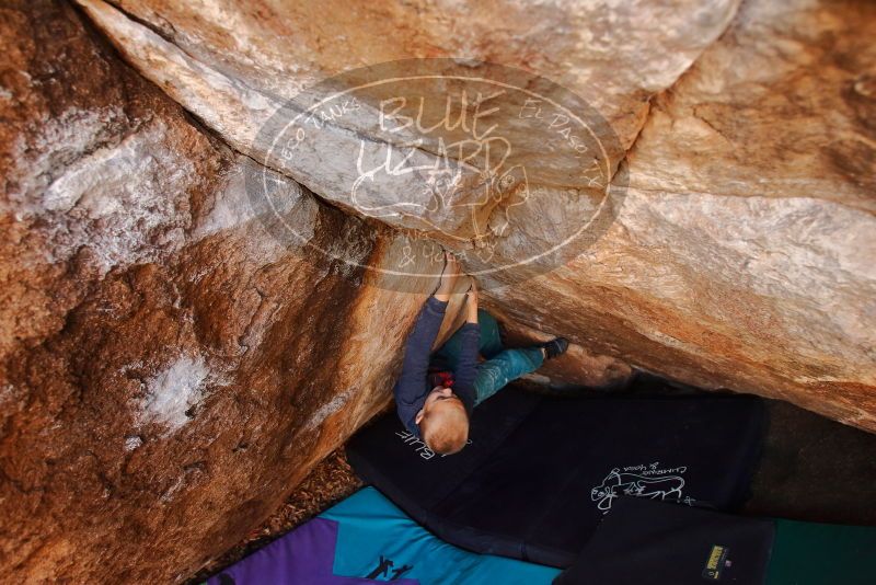 Bouldering in Hueco Tanks on 12/27/2019 with Blue Lizard Climbing and Yoga

Filename: SRM_20191227_1257490.jpg
Aperture: f/4.5
Shutter Speed: 1/250
Body: Canon EOS-1D Mark II
Lens: Canon EF 16-35mm f/2.8 L