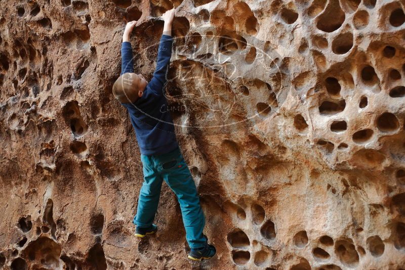 Bouldering in Hueco Tanks on 12/27/2019 with Blue Lizard Climbing and Yoga

Filename: SRM_20191227_1558450.jpg
Aperture: f/2.5
Shutter Speed: 1/160
Body: Canon EOS-1D Mark II
Lens: Canon EF 50mm f/1.8 II