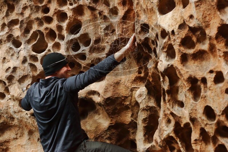 Bouldering in Hueco Tanks on 12/27/2019 with Blue Lizard Climbing and Yoga

Filename: SRM_20191227_1611560.jpg
Aperture: f/3.5
Shutter Speed: 1/125
Body: Canon EOS-1D Mark II
Lens: Canon EF 50mm f/1.8 II