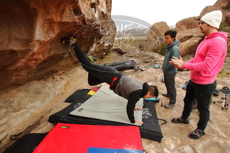 Bouldering in Hueco Tanks on 12/28/2019 with Blue Lizard Climbing and Yoga

Filename: SRM_20191228_1150230.jpg
Aperture: f/6.3
Shutter Speed: 1/250
Body: Canon EOS-1D Mark II
Lens: Canon EF 16-35mm f/2.8 L