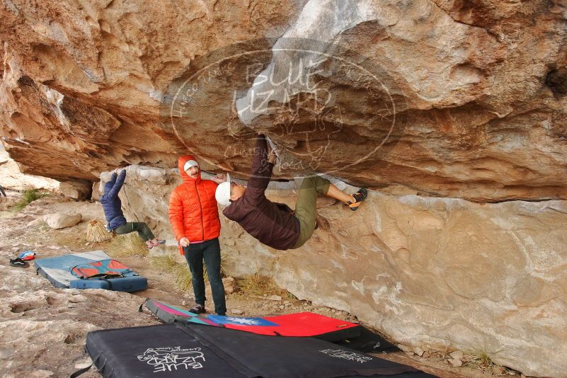 Bouldering in Hueco Tanks on 12/28/2019 with Blue Lizard Climbing and Yoga

Filename: SRM_20191228_1214040.jpg
Aperture: f/5.6
Shutter Speed: 1/250
Body: Canon EOS-1D Mark II
Lens: Canon EF 16-35mm f/2.8 L