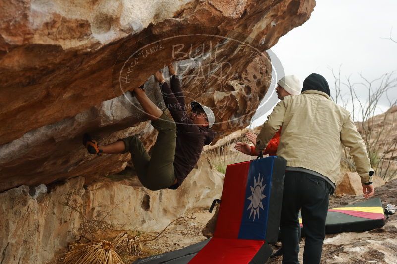 Bouldering in Hueco Tanks on 12/28/2019 with Blue Lizard Climbing and Yoga

Filename: SRM_20191228_1255200.jpg
Aperture: f/4.5
Shutter Speed: 1/400
Body: Canon EOS-1D Mark II
Lens: Canon EF 50mm f/1.8 II