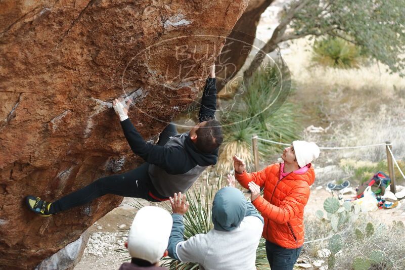 Bouldering in Hueco Tanks on 12/28/2019 with Blue Lizard Climbing and Yoga

Filename: SRM_20191228_1449510.jpg
Aperture: f/2.8
Shutter Speed: 1/320
Body: Canon EOS-1D Mark II
Lens: Canon EF 50mm f/1.8 II