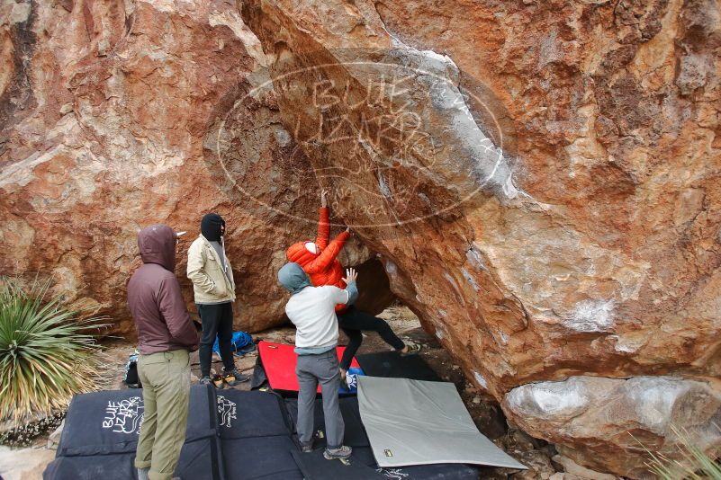 Bouldering in Hueco Tanks on 12/28/2019 with Blue Lizard Climbing and Yoga

Filename: SRM_20191228_1550160.jpg
Aperture: f/4.0
Shutter Speed: 1/250
Body: Canon EOS-1D Mark II
Lens: Canon EF 16-35mm f/2.8 L