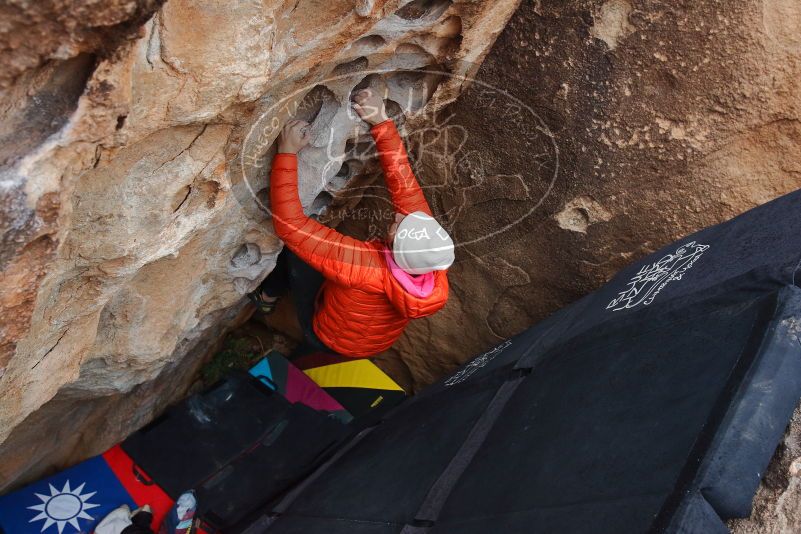 Bouldering in Hueco Tanks on 12/28/2019 with Blue Lizard Climbing and Yoga

Filename: SRM_20191228_1623451.jpg
Aperture: f/4.5
Shutter Speed: 1/250
Body: Canon EOS-1D Mark II
Lens: Canon EF 16-35mm f/2.8 L