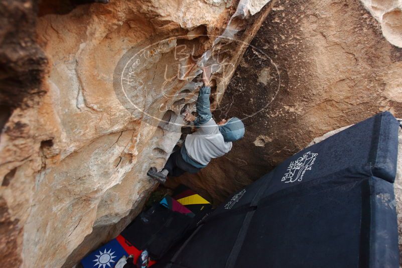 Bouldering in Hueco Tanks on 12/28/2019 with Blue Lizard Climbing and Yoga

Filename: SRM_20191228_1625410.jpg
Aperture: f/3.5
Shutter Speed: 1/250
Body: Canon EOS-1D Mark II
Lens: Canon EF 16-35mm f/2.8 L
