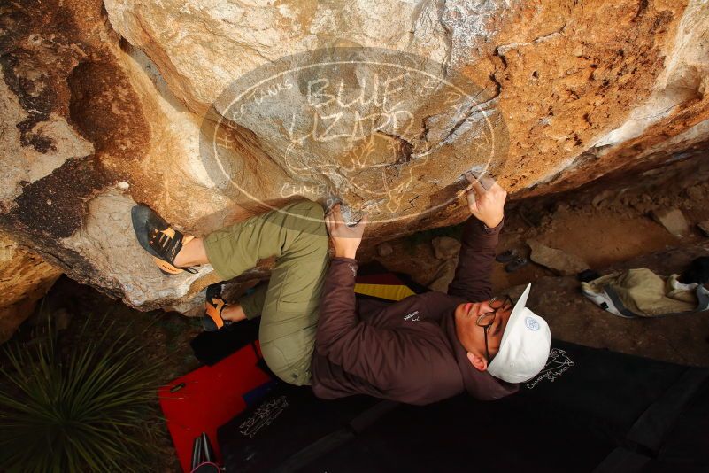 Bouldering in Hueco Tanks on 12/28/2019 with Blue Lizard Climbing and Yoga

Filename: SRM_20191228_1726200.jpg
Aperture: f/6.3
Shutter Speed: 1/250
Body: Canon EOS-1D Mark II
Lens: Canon EF 16-35mm f/2.8 L
