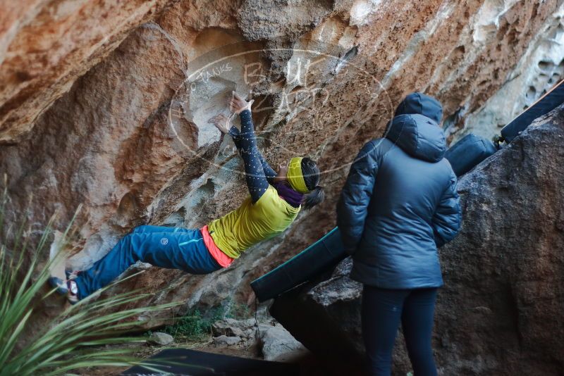 Bouldering in Hueco Tanks on 12/29/2019 with Blue Lizard Climbing and Yoga

Filename: SRM_20191229_1116130.jpg
Aperture: f/2.2
Shutter Speed: 1/250
Body: Canon EOS-1D Mark II
Lens: Canon EF 50mm f/1.8 II