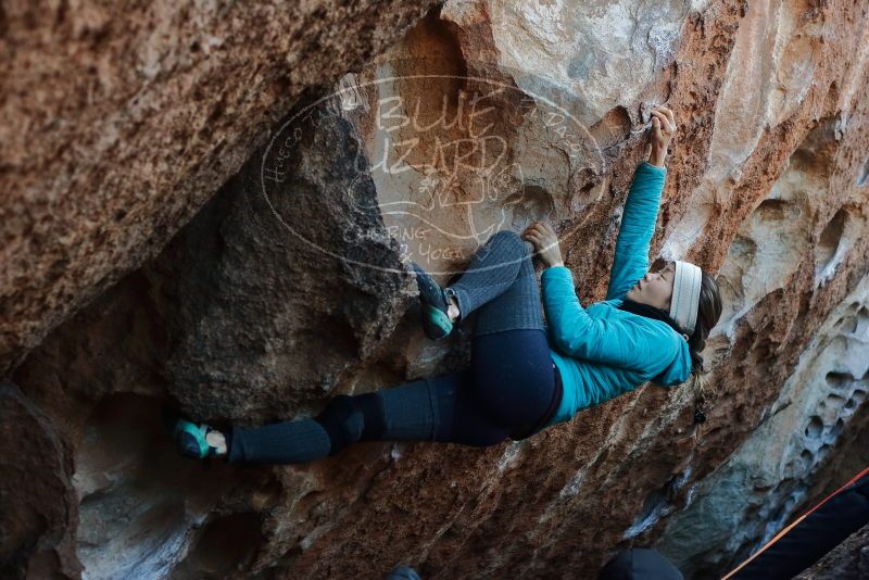 Bouldering in Hueco Tanks on 12/29/2019 with Blue Lizard Climbing and Yoga
Filename: SRM_20191229_1123020.jpg
Aperture: f/4.0
Shutter Speed: 1/250
Body: Canon EOS-1D Mark II
Lens: Canon EF 50mm f/1.8 II