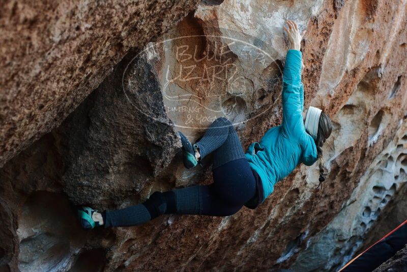 Bouldering in Hueco Tanks on 12/29/2019 with Blue Lizard Climbing and Yoga
Filename: SRM_20191229_1123040.jpg
Aperture: f/4.0
Shutter Speed: 1/250
Body: Canon EOS-1D Mark II
Lens: Canon EF 50mm f/1.8 II