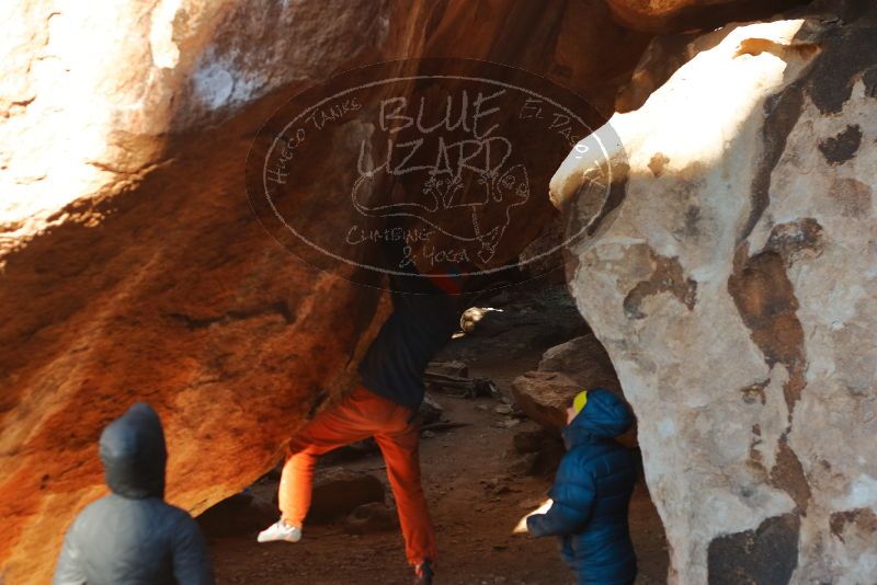 Bouldering in Hueco Tanks on 12/29/2019 with Blue Lizard Climbing and Yoga

Filename: SRM_20191229_1147050.jpg
Aperture: f/3.5
Shutter Speed: 1/250
Body: Canon EOS-1D Mark II
Lens: Canon EF 50mm f/1.8 II