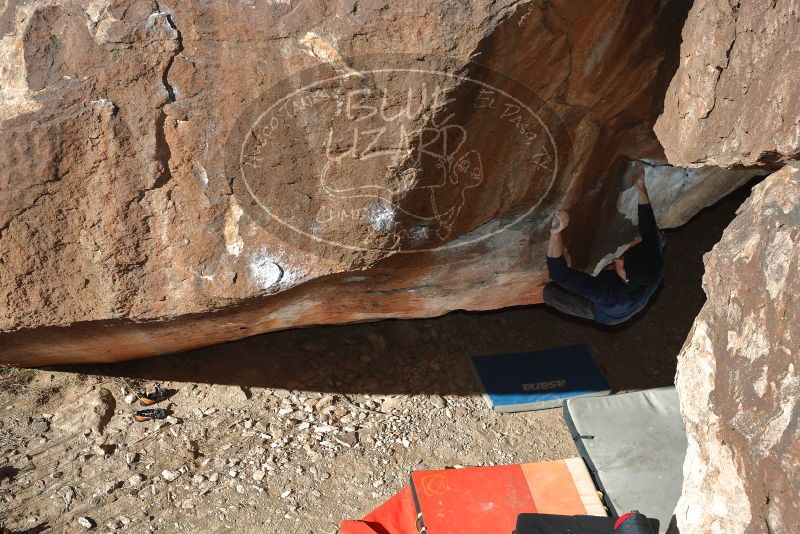 Bouldering in Hueco Tanks on 12/29/2019 with Blue Lizard Climbing and Yoga

Filename: SRM_20191229_1218460.jpg
Aperture: f/5.0
Shutter Speed: 1/250
Body: Canon EOS-1D Mark II
Lens: Canon EF 50mm f/1.8 II