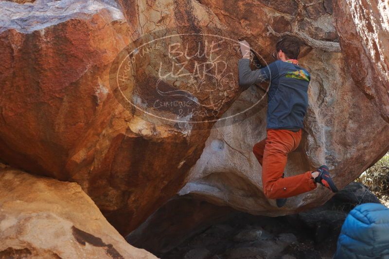Bouldering in Hueco Tanks on 12/29/2019 with Blue Lizard Climbing and Yoga

Filename: SRM_20191229_1348030.jpg
Aperture: f/4.5
Shutter Speed: 1/320
Body: Canon EOS-1D Mark II
Lens: Canon EF 50mm f/1.8 II