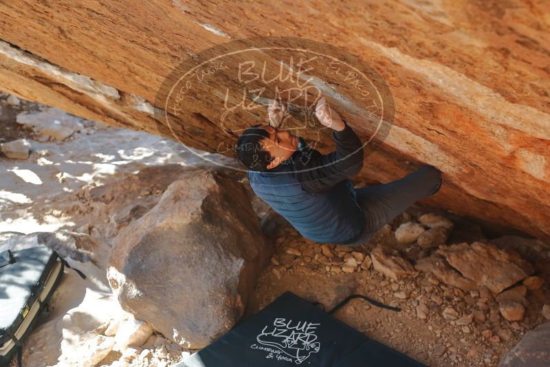 Bouldering in Hueco Tanks on 12/29/2019 with Blue Lizard Climbing and Yoga

Filename: SRM_20191229_1527570.jpg
Aperture: f/4.0
Shutter Speed: 1/320
Body: Canon EOS-1D Mark II
Lens: Canon EF 50mm f/1.8 II