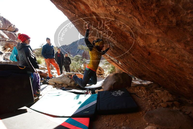 Bouldering in Hueco Tanks on 12/29/2019 with Blue Lizard Climbing and Yoga

Filename: SRM_20191229_1600377.jpg
Aperture: f/5.0
Shutter Speed: 1/320
Body: Canon EOS-1D Mark II
Lens: Canon EF 16-35mm f/2.8 L