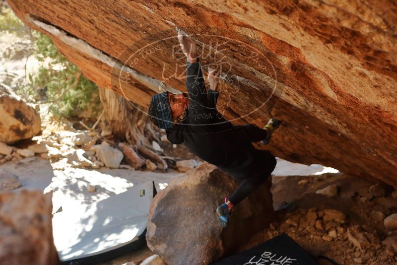 Bouldering in Hueco Tanks on 12/29/2019 with Blue Lizard Climbing and Yoga

Filename: SRM_20191229_1614561.jpg
Aperture: f/4.5
Shutter Speed: 1/320
Body: Canon EOS-1D Mark II
Lens: Canon EF 50mm f/1.8 II