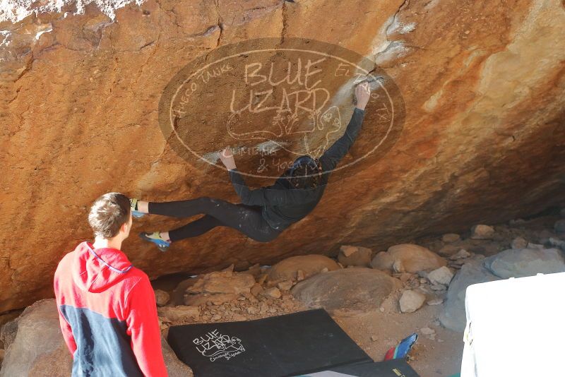 Bouldering in Hueco Tanks on 12/29/2019 with Blue Lizard Climbing and Yoga

Filename: SRM_20191229_1619000.jpg
Aperture: f/4.0
Shutter Speed: 1/320
Body: Canon EOS-1D Mark II
Lens: Canon EF 50mm f/1.8 II