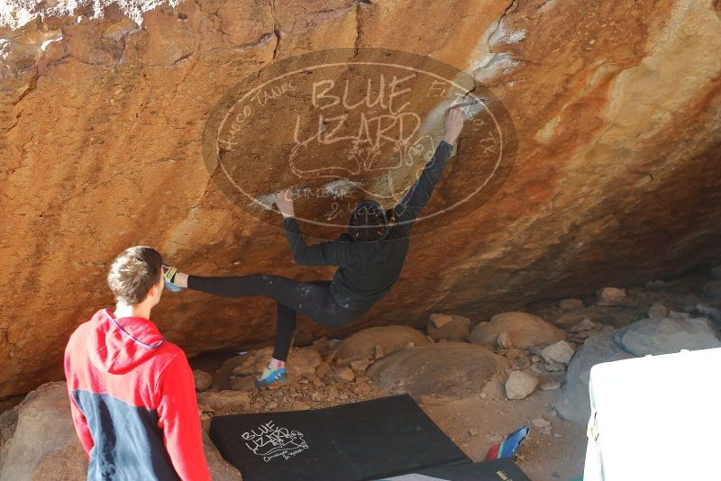 Bouldering in Hueco Tanks on 12/29/2019 with Blue Lizard Climbing and Yoga

Filename: SRM_20191229_1619001.jpg
Aperture: f/4.0
Shutter Speed: 1/320
Body: Canon EOS-1D Mark II
Lens: Canon EF 50mm f/1.8 II