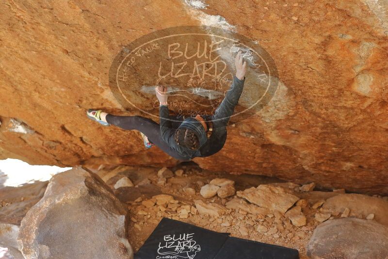 Bouldering in Hueco Tanks on 12/29/2019 with Blue Lizard Climbing and Yoga

Filename: SRM_20191229_1634070.jpg
Aperture: f/3.2
Shutter Speed: 1/320
Body: Canon EOS-1D Mark II
Lens: Canon EF 50mm f/1.8 II