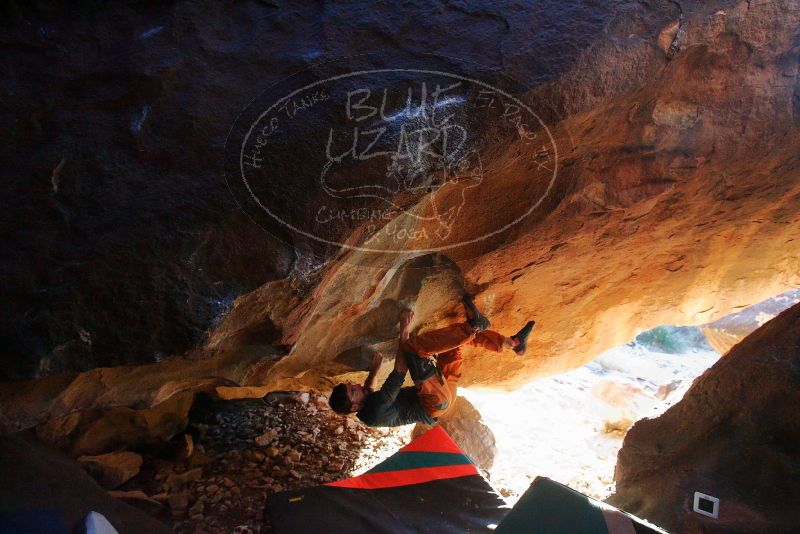 Bouldering in Hueco Tanks on 12/29/2019 with Blue Lizard Climbing and Yoga

Filename: SRM_20191229_1736280.jpg
Aperture: f/4.0
Shutter Speed: 1/250
Body: Canon EOS-1D Mark II
Lens: Canon EF 16-35mm f/2.8 L