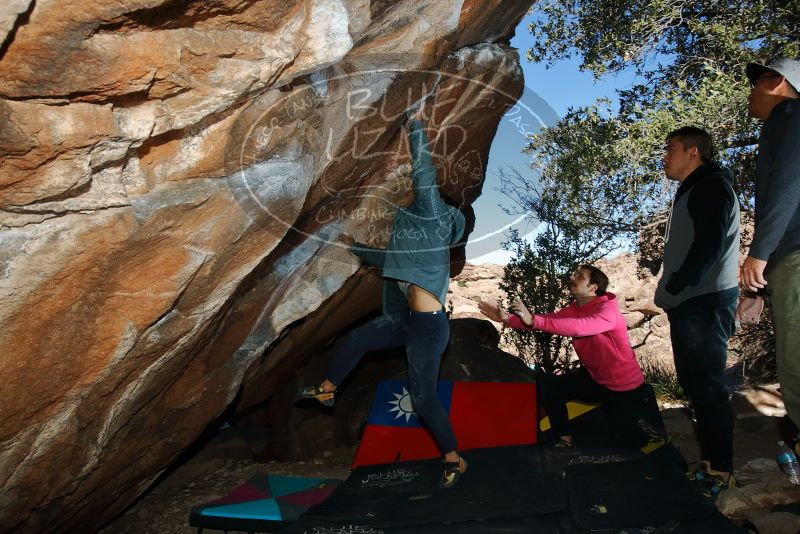 Bouldering in Hueco Tanks on 12/30/2019 with Blue Lizard Climbing and Yoga
Filename: SRM_20191230_1253300.jpg
Aperture: f/8.0
Shutter Speed: 1/250
Body: Canon EOS-1D Mark II
Lens: Canon EF 16-35mm f/2.8 L
