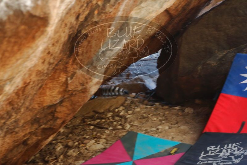 Bouldering in Hueco Tanks on 12/30/2019 with Blue Lizard Climbing and Yoga

Filename: SRM_20191230_1257430.jpg
Aperture: f/5.6
Shutter Speed: 1/50
Body: Canon EOS-1D Mark II
Lens: Canon EF 50mm f/1.8 II