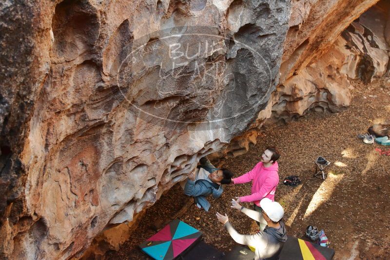 Bouldering in Hueco Tanks on 12/30/2019 with Blue Lizard Climbing and Yoga
Filename: SRM_20191230_1636020.jpg
Aperture: f/4.0
Shutter Speed: 1/200
Body: Canon EOS-1D Mark II
Lens: Canon EF 16-35mm f/2.8 L