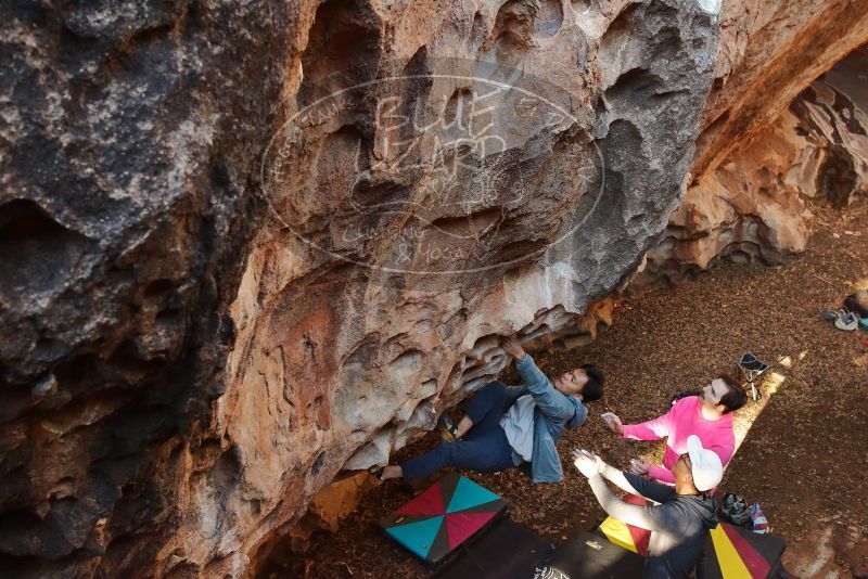 Bouldering in Hueco Tanks on 12/30/2019 with Blue Lizard Climbing and Yoga
Filename: SRM_20191230_1636150.jpg
Aperture: f/5.0
Shutter Speed: 1/200
Body: Canon EOS-1D Mark II
Lens: Canon EF 16-35mm f/2.8 L