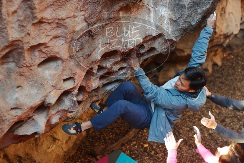 Bouldering in Hueco Tanks on 12/30/2019 with Blue Lizard Climbing and Yoga

Filename: SRM_20191230_1643250.jpg
Aperture: f/2.8
Shutter Speed: 1/200
Body: Canon EOS-1D Mark II
Lens: Canon EF 50mm f/1.8 II