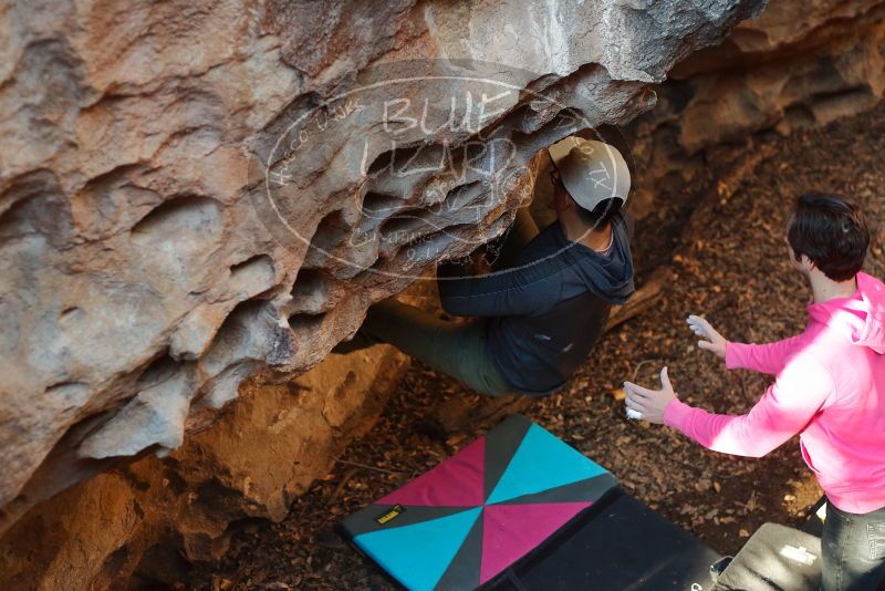 Bouldering in Hueco Tanks on 12/30/2019 with Blue Lizard Climbing and Yoga

Filename: SRM_20191230_1644400.jpg
Aperture: f/2.8
Shutter Speed: 1/200
Body: Canon EOS-1D Mark II
Lens: Canon EF 50mm f/1.8 II