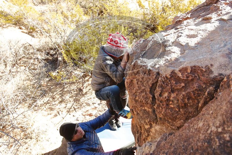 Bouldering in Hueco Tanks on 12/31/2019 with Blue Lizard Climbing and Yoga

Filename: SRM_20191231_1115550.jpg
Aperture: f/4.5
Shutter Speed: 1/320
Body: Canon EOS-1D Mark II
Lens: Canon EF 16-35mm f/2.8 L
