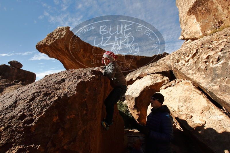 Bouldering in Hueco Tanks on 12/31/2019 with Blue Lizard Climbing and Yoga

Filename: SRM_20191231_1237480.jpg
Aperture: f/9.0
Shutter Speed: 1/500
Body: Canon EOS-1D Mark II
Lens: Canon EF 16-35mm f/2.8 L
