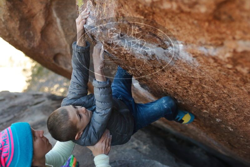 Bouldering in Hueco Tanks on 12/31/2019 with Blue Lizard Climbing and Yoga
Filename: SRM_20191231_1435520.jpg
Aperture: f/2.8
Shutter Speed: 1/320
Body: Canon EOS-1D Mark II
Lens: Canon EF 50mm f/1.8 II