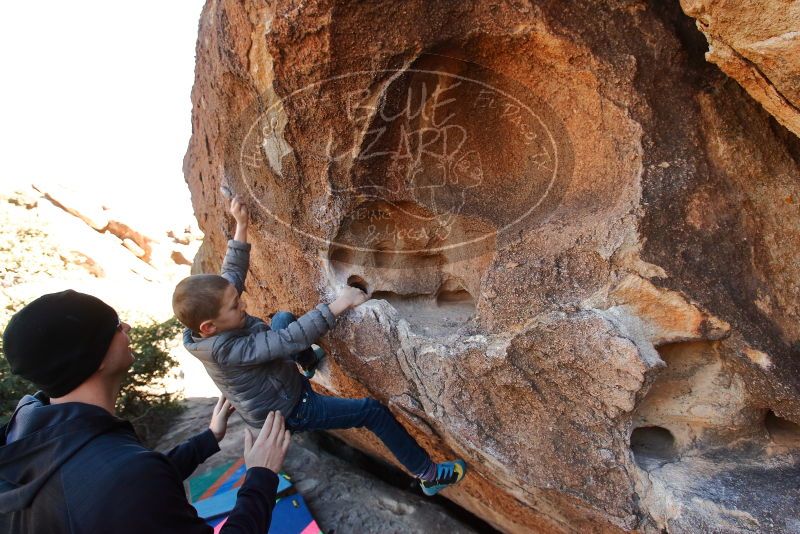 Bouldering in Hueco Tanks on 12/31/2019 with Blue Lizard Climbing and Yoga

Filename: SRM_20191231_1501220.jpg
Aperture: f/5.6
Shutter Speed: 1/250
Body: Canon EOS-1D Mark II
Lens: Canon EF 16-35mm f/2.8 L