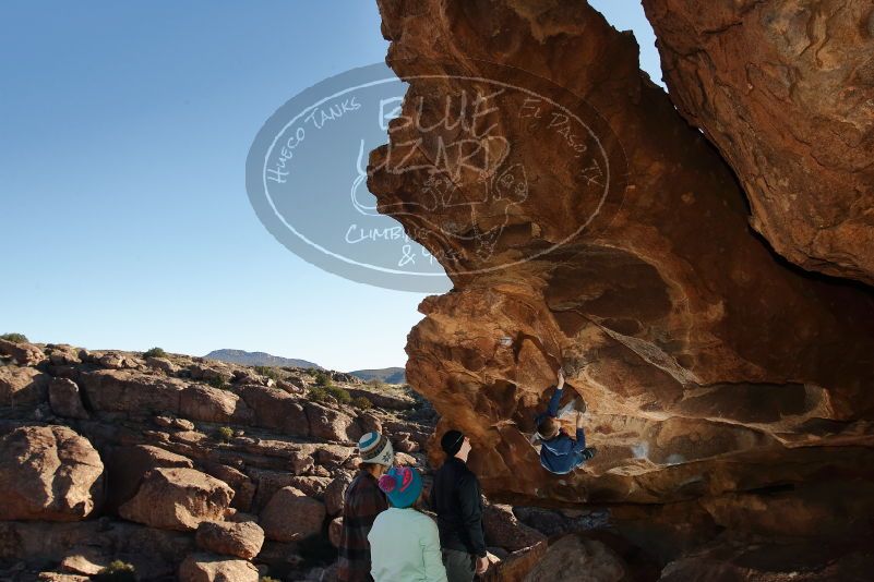 Bouldering in Hueco Tanks on 01/01/2020 with Blue Lizard Climbing and Yoga
Filename: SRM_20200101_1100390.jpg
Aperture: f/8.0
Shutter Speed: 1/250
Body: Canon EOS-1D Mark II
Lens: Canon EF 16-35mm f/2.8 L