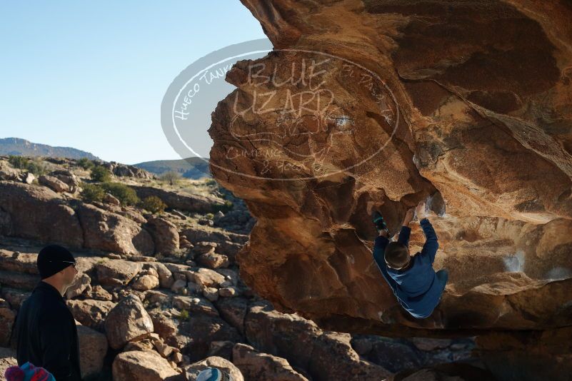 Bouldering in Hueco Tanks on 01/01/2020 with Blue Lizard Climbing and Yoga
Filename: SRM_20200101_1106481.jpg
Aperture: f/5.6
Shutter Speed: 1/250
Body: Canon EOS-1D Mark II
Lens: Canon EF 50mm f/1.8 II