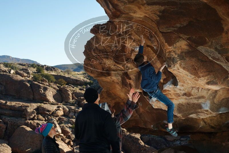 Bouldering in Hueco Tanks on 01/01/2020 with Blue Lizard Climbing and Yoga
Filename: SRM_20200101_1108090.jpg
Aperture: f/5.6
Shutter Speed: 1/250
Body: Canon EOS-1D Mark II
Lens: Canon EF 50mm f/1.8 II