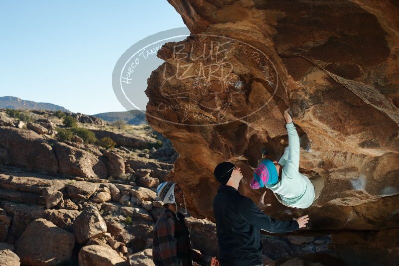 Bouldering in Hueco Tanks on 01/01/2020 with Blue Lizard Climbing and Yoga
Filename: SRM_20200101_1109530.jpg
Aperture: f/5.6
Shutter Speed: 1/250
Body: Canon EOS-1D Mark II
Lens: Canon EF 50mm f/1.8 II