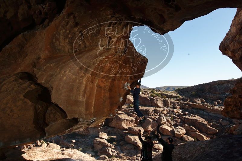 Bouldering in Hueco Tanks on 01/01/2020 with Blue Lizard Climbing and Yoga

Filename: SRM_20200101_1133110.jpg
Aperture: f/8.0
Shutter Speed: 1/250
Body: Canon EOS-1D Mark II
Lens: Canon EF 16-35mm f/2.8 L