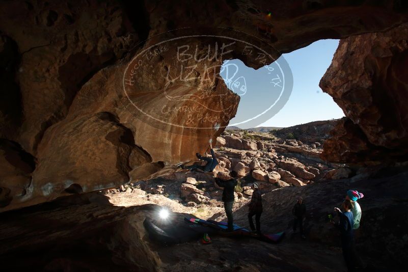 Bouldering in Hueco Tanks on 01/01/2020 with Blue Lizard Climbing and Yoga

Filename: SRM_20200101_1145520.jpg
Aperture: f/8.0
Shutter Speed: 1/250
Body: Canon EOS-1D Mark II
Lens: Canon EF 16-35mm f/2.8 L