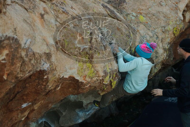 Bouldering in Hueco Tanks on 01/01/2020 with Blue Lizard Climbing and Yoga
Filename: SRM_20200101_1637000.jpg
Aperture: f/5.0
Shutter Speed: 1/250
Body: Canon EOS-1D Mark II
Lens: Canon EF 50mm f/1.8 II